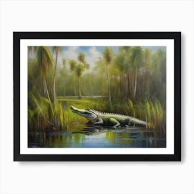 Everglades Gator Poster