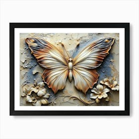 Butterfly Painting Art Print