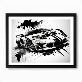 Of A Sports Car 2 Art Print