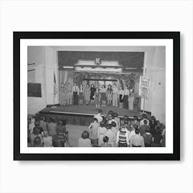 Americanization Program At High School At Eufaula, Oklahoma By Russell Lee Art Print