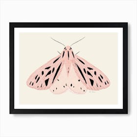 Pink Moth Art Print