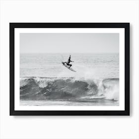 surfing in Air Art Print