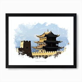 Jiayuguan Fort, Gansu, China Art Print