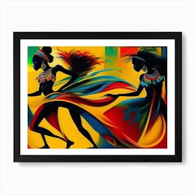 African Dance Art Print