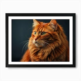Portrait Of A Cat 4 Art Print