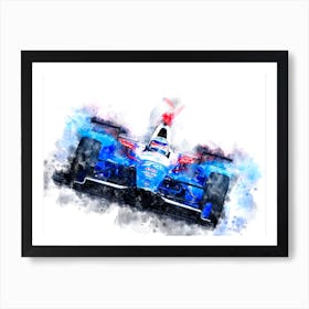 Takuma Sato Indianapolis Winner 2017, IndyCar Series Art Print