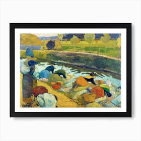 Washerwomen (1888), Paul Gauguin Art Print