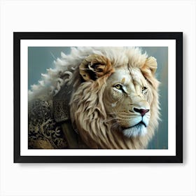 Lion art 68 Art Print