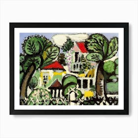 House In The Garden by Picasso Art Print