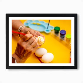 Easter Egg Painting 26 Art Print