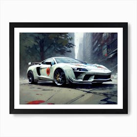 Lamborghini 210 Art Print