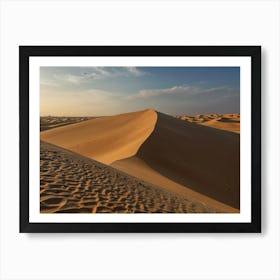 Sand Dunes In The Desert 4 Art Print