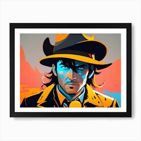 Man In A Hat Art Print