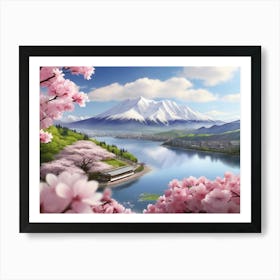 Cherry Blossoms In Japan 10 Art Print