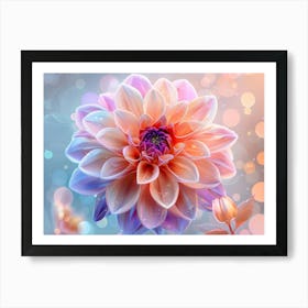 Dahlia Flower 4 Art Print