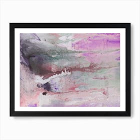 Abstract colorful paint background 1 Art Print