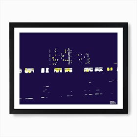 View From The Train In London Art Print