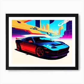 Futuristic Car 46 Art Print