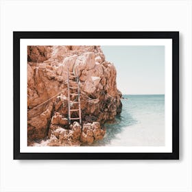 Greece Beach Art Print