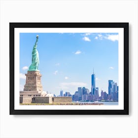 Statue Of Liberty In New York City Art Print