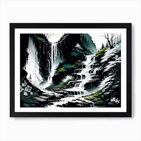 Waterfall 2 Art Print