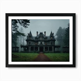 Haunted House Art Print