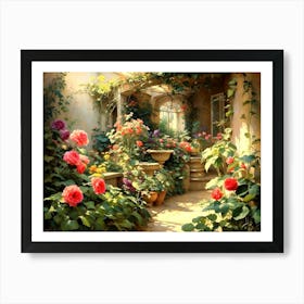 Garden In Bloom Art Print