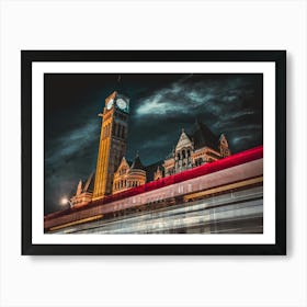 Toronto City Hall At Night Art Print