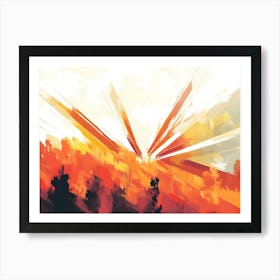 Sun Rises Art Print