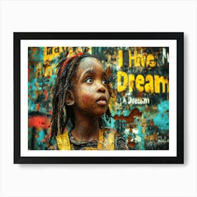 Martin Luther King Legacy Tribute - Have A Dream Art Print