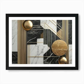 Deco Wall Painting Art Print