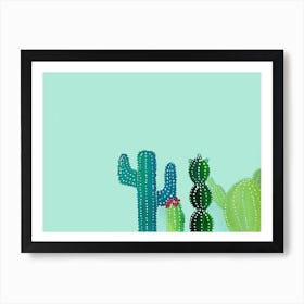 Cute Cactus  Art Print