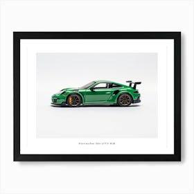 Toy Car Porsche 911 Gt3 Rs Green Poster Art Print