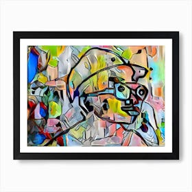 Abstract Metal Print Art Print