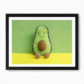 Avocado Stuffed Animal Art Print