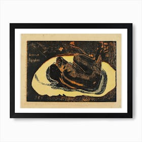 Watched By The Spirits Of The Dead, Paul Gauguin Art Print