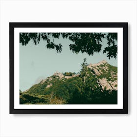 Castel In Nature Castelo Dos Mouros, Sintra, Portugal  Color Travel Photography Art Print