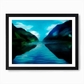 Reflections In The Water Art Print