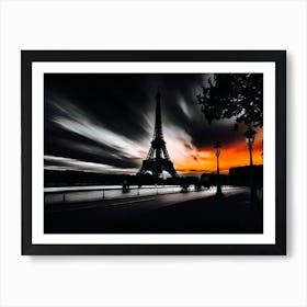 Sunset In Paris 6 Art Print