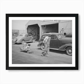 Water Must Be Hauled To Some Of The Residences In Phoenix, Arizona By Russell Lee Art Print