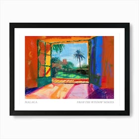 Malaga From The Window Series Poster Painting 4 Art Print