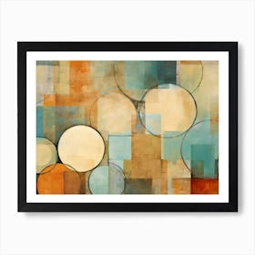 Abstract Circles 8 Art Print