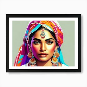 Exotic Beauty Artwork 23 Art Print