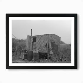 Shack Made From An Old Truck, Tin Town, Caruthersville, Missouri By Russell Lel Art Print