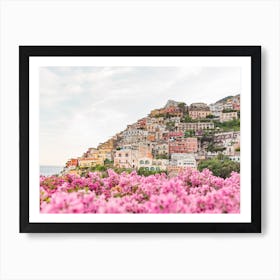 Pink Positano Art Print