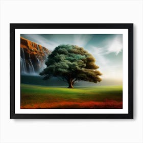 Lone Tree 4 Art Print