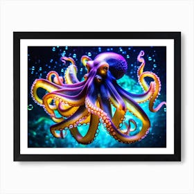 Cosmic Octopus 5 Art Print