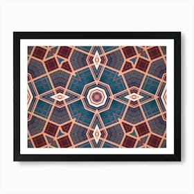 Pattern And Texture From Lines Art Print