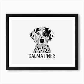 Dalmatiner 2 Art Print