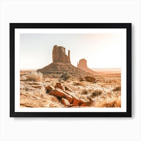 Morning In Monument Valley Art Print